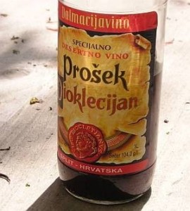 Prosek Wine from Croatia