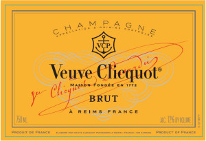Veuve Clicquot Champagne Brut Label